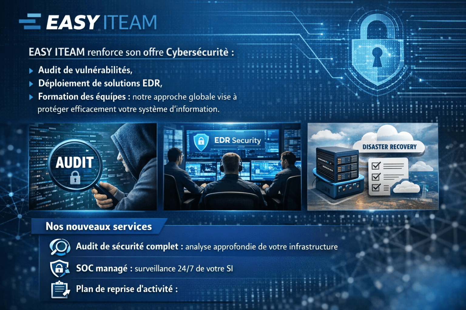 EASY ITEAM renforce son offre cybersécurité